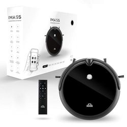 Robot de aspiradora MF con función de limpieza, A3 Perfect Clean con fuerza de succión de 1400 Pa, 3 en 1, robot aspirador con depósito de agua (adecuado para suelos duros, alfombras, pelo de animales y alérgicos)