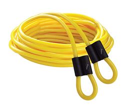 Champion Sports DD Series - Corda per saltare alla liquirizia olandese doppia, 12 m, colore: Giallo