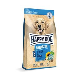 Happy Dog 60669 - NaturCroq Junior - Compleet voer met kruiden voor jonge honden vanaf 7 tot 18 maanden - 15 kg inhoud