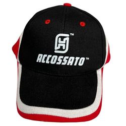 ACCOSSATO Cappellino HAT02, Negro, Talla única Unisex Adulto