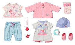 Baby Annabell Mix & Match-set -Voor Peuters Vanaf 3 Jaar - Ideaal voor Kinderhandjes - Romper, T-shirt, Broek, Jas en Nog Veel Meer