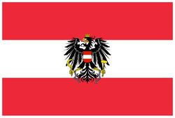 Mil-Tec Unisexe - Drapeau d'Autriche - Adulte - 16739000 - Taille unique