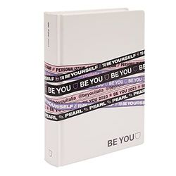 Be You White Pearl dagboek, middelgroot, collectie 22/23, voor iedereen die van elegantie en eenvoud houdt, wit, BE9R1000, Giochi Preziosi