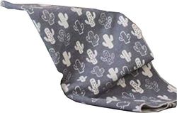 David Fussenegger 68306079 Couverture pour bébé Motif cactus allover Blanc 400 g