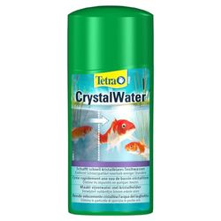 Tetra Pond CrystalWater – Clarificateur d’Eau de Bassin – Favorise une Eau Cristalline - Agglomère et facilite l’élimination des particules en suspension – 250 ml
