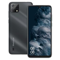 Blackview Mobiele telefoon 4G, A55 (2022) Goedkope Android 11 Smartphone (6,52 inch HD+ 5G WiFi, 4780 mAh, 3 GB RAM/SD-128 GB, 8 MP Triple Achtercamera, Dual SIM) 3 sleuven/Face ID/2 jaar garantie