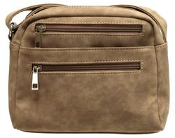 N.V. Bags Women's 813 Taupe Crossbody, One Size