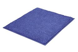 Kleine Wolke Kansas - Tapetino da bagno in cotone, disponibile in 6 colori, colore bianco 55 x 65 cm blu