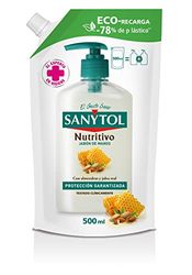 Sanytol - Eco Ricarica Sapone per le Mani Nutriente, Con Ingredienti Naturali, Idrata e Ripara, Protezione Completa contro Agenti Esterni, Confezione Ad Alta Resistenza, Clinicamente Testata - 500 ml