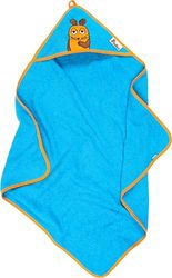 Playshoes Frottee-Kapuzentuch unisex - barn 340047 Badrock, 23 - Aquablau, 75x75 cm