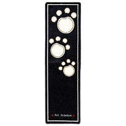 Pet Rebellion - Runner per Cani, 45 x 150 cm, Colore: Nero