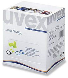 Uvex Hi-com MinidispenserBox, 100 paires de bouchons d'oreille unisexe, citron vert