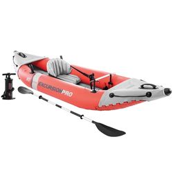 Intex Kayak Hinchable Excursion Pro Remo + hinchador