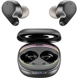 cellularline | Defy - Universale | Cuffiette Auricolari Bluetooth 5.0 HiFi Stereo con Custodia di ricarica - Autonomia Totale di 30 Ore - Ricarica 2 Ore - Portata 10 Mt - Universale - Nero