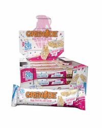 Grenade High Protein, Low Sugar Bar - Birthday Cake, 12 x 60 g