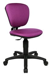 Topstar High Kid Chaise pivotante pour Enfant, Tissu, Violet, 40 x 43 x 90 cm