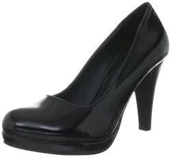s.Oliver Casual 5-5-22400-39 - Zapatos clásicos de Charol para Mujer, Color Negro, Talla 40