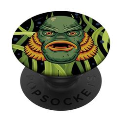 Universal Monsters Creature Retro Halloween Mask PopSockets PopGrip Adhesivo