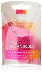 Real Techniques Chroma Miracle Complexion Makeup Blending Sponge, For Liquid and Cream Foundations, Dewy or Matte Finish, 1 Count