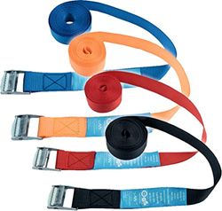 Connex Sjorband - eendelig - 3 m x 25 mm - 200 kg maximale belastbaarheid - met klemslot, zonder haak - van polyester/spanband/ladingbeveiliging / B34426