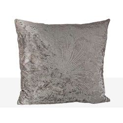 Romimex Cojín Plateado 45 x 45 x 10 cm - Marca EAN: 8435547200163
