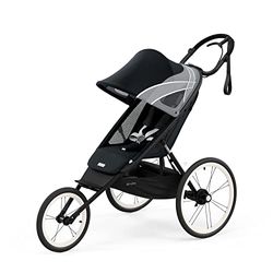 Cybex AVI Jogger-kinderwagen, One Box met frame en stoelpakket, vanaf ongeveer 6 maanden - ongeveer 4 jaar, max. 111 cm en 22 kg, multifunctioneel, Black/All Black