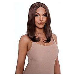 THE RENEE - CHESTNUT BROWN CURVED LOB LACE FRONT WIG