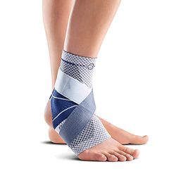 BAUERFEIND Vendaje de tobillo, MalleoTrain S,open heel,titán,derecho, talla 2
