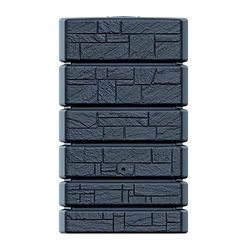 Tower Stone 500L - Barattolo per raccolta acqua, dimensioni (mm) 775 x 583 x 1300, colore: Antracite