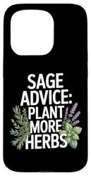 Sage Advice Plant Altre opere d'arte di erbe Custodia per iPhone 15 Pro