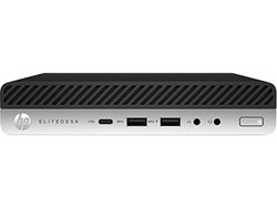 HP EliteDesk 800 G3 Desktop Mini PC Core i5 (6500T) 2.5GHz 8GB 256GB SSD LAN Windows 10 Pro 64-bit (HD Graphics 530) (Renewed)