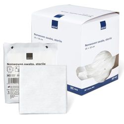 ABENA Gauze Pads, 25 Individually Packed, 10x10cm Wound Dressings, Sterile, Soft Absorbent Gauze for Wound Dressing, Non-Adhesive Dressings for Wounds