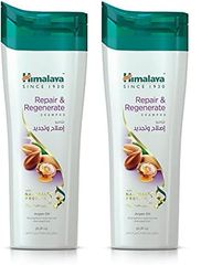 Himalaya Repair and Regenerate Shampoo with Goodness of Argan Oil, Revives Damaged Hair for Strong and Healthy Hair, 400 ml (Pack of 2)