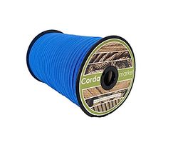 Cordamarket 8 mm elastiek, volwassenen, uniseks, blauw, 50 m
