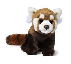 WWF WWF14790 Pluche Collectie World Wildlife Fund Pluche Rode Panda, realistisch vormgegeven Pluche dier, ca. 23 cm groot en heerlijk zacht, Veelkleurig