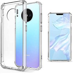 Cover Compatibile con Huawei Mate 30 Pro Antiurto Bordi rinforzati in Silicone Trasparente