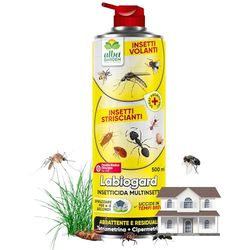 Albagarden - Insetticida Formiche E Scarafaggi Per Ambienti - Insetticida Multinsetto Contro Zanzare Mosche Vespe E Tutti Gli Insetti Volanti E Striscianti - Veleno Per Disinfestazione - Spray 500 ml