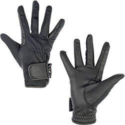 HKM Rijhandschoen voor volwassenen, softshell 9100, zwart, XS broek, 9100 zwart, XS