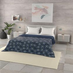 Italian Bed Linen Basic Colcha de Verano Impreso, Microfibra, Fireworks, 250x240cm
