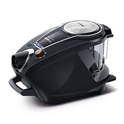 Bosch Electroménager Série 8, BGS7MS64, aspirateur traîneau sans Sac ProSilence, extrêmement Silencieux, Technologie SensorBagless et système de Nettoyage Intelligent du Filtre, Noir