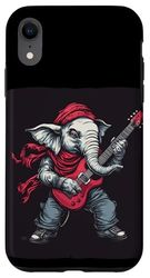 Enjoy the Riffs with this Rocking Elephant Graphic Costume Case for iPhone XR