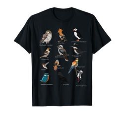 Abubilla Abejaruco Pájaro de Jardín Observador de Aves Camiseta