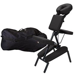 Inner Strength-NT-Sedia portatile per massaggi, colore: nero