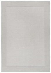 Freundin Home Collection Tappeto per esterni Vena (160 x 230 cm, 100% polipropilene, resistente all'umidità e ai raggi UV, per balcone, terrazzo, giardino e anche salotto), grigio chiaro, argento