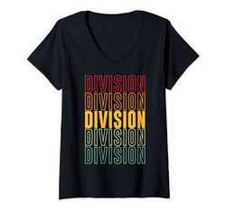 Mujer Orgullo de división, División Camiseta Cuello V