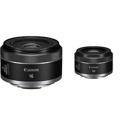 CANON Objectif RF 16mm F2.8 STM & Objectif RF 50mm f/1.8 STM