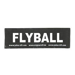 1 paire de patchs interchangeables Flyball Noir Taille L