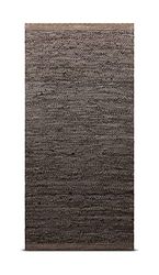 RUG SOLID, lederen rug, hout, 75 x 500 cm