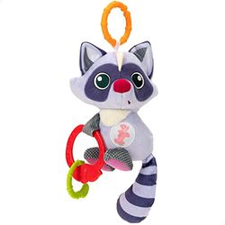 winfun - Peluche con sonajero, Sonajero con Sonidos, Peluche Zorro, Sonajero Actividades Zorro, Juguete Primera Infancia, Voz en español, para bebés +3 Meses (46708)