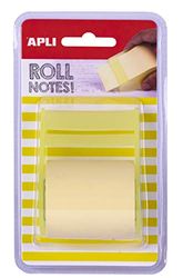 APLI 18190 — Sticky Note Dispenser Rol 50 mm x 8 m Pastelgeel